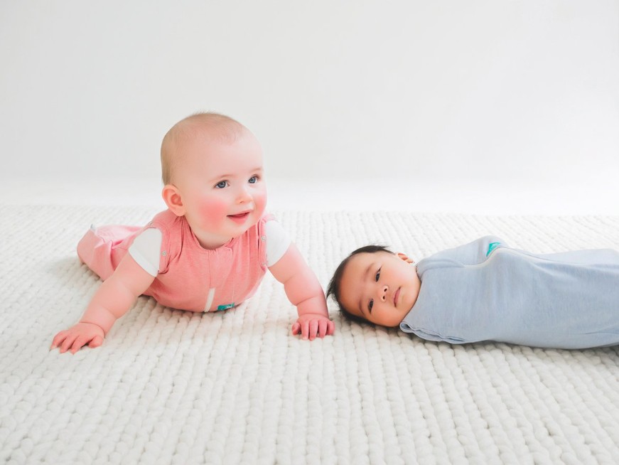 ErgoCocoon Inbaker-Slaapzak van Biologisch Katoen / Rhubarb Pink 1.0